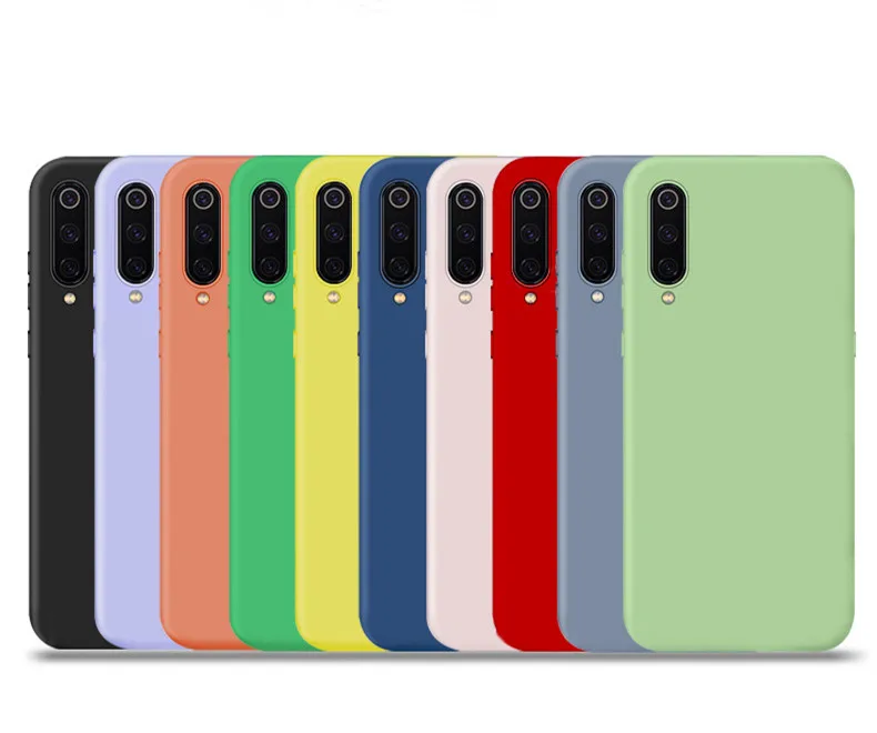 

Liquid Silicone Rubber Case Full Cover Soft TPU Mobile Phone Accessories for Xiaomi Note 7/Note 8/Mi 8/Mi 9/Mi 9 Pro