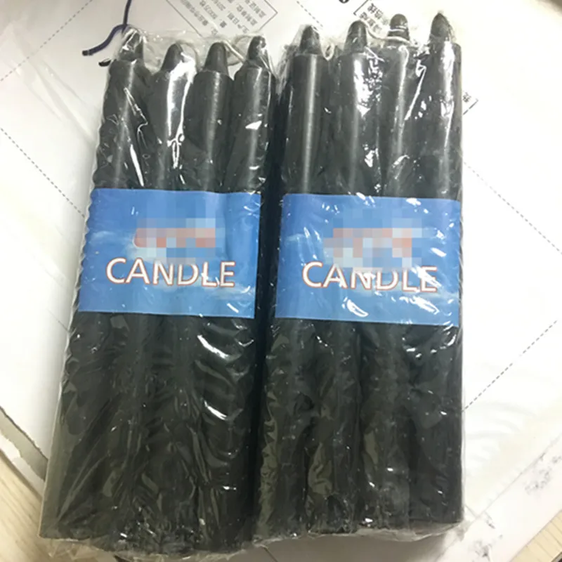 
Wholesale cheap velas custom paraffin candle wax dubai black candle 