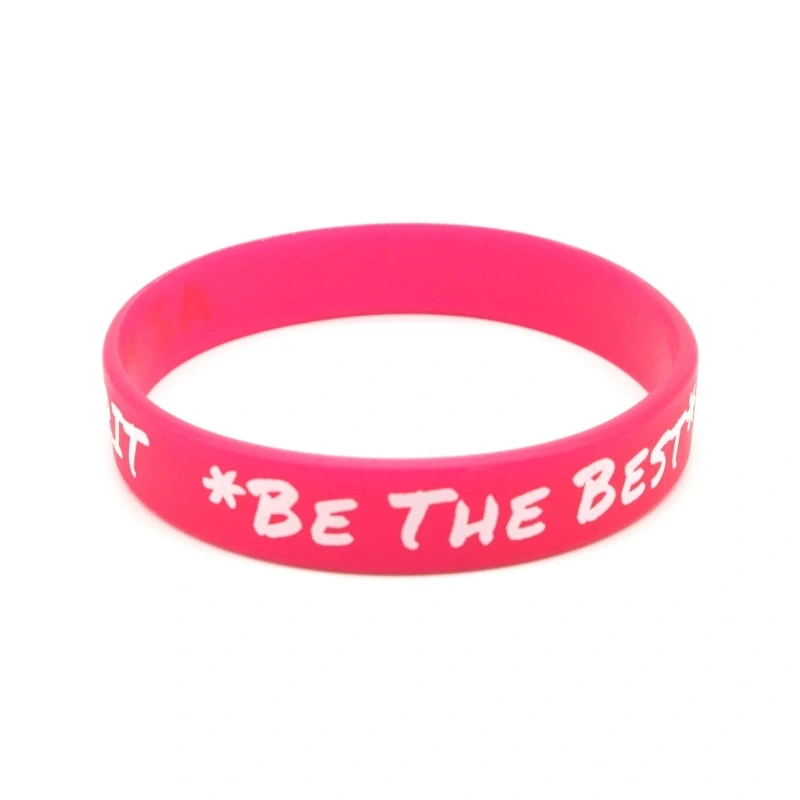 Customized Flag Silicone Rubber Wristband Bangle Bracelet Manufacturer