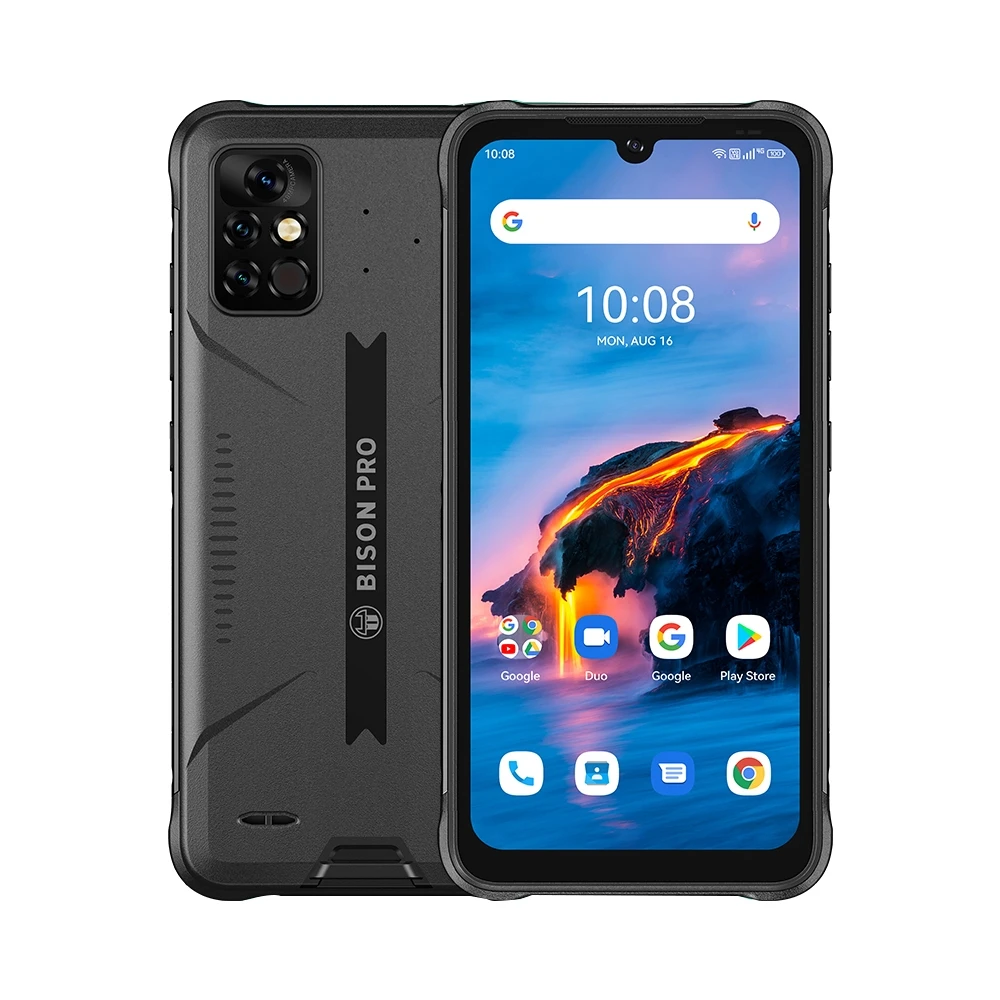 

Waterproof UMIDIGI BISON Pro Rugged Phone 128GB Smart IP68 48MP Triple Cameras Cellphone 5000mAh Battery 6.3 inch Android 11 NFC