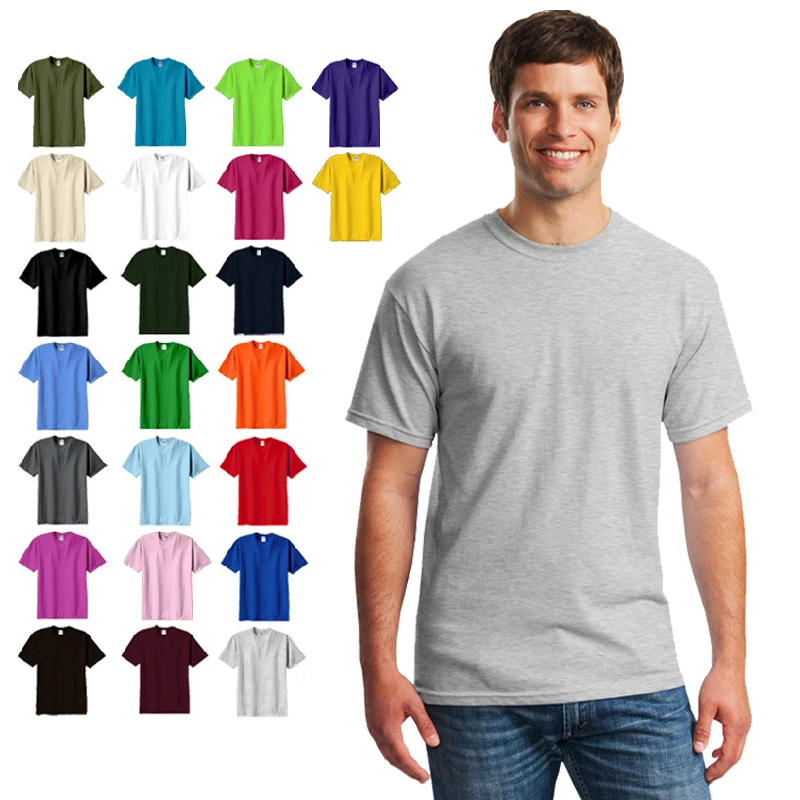 

Cotton T-Shirts Men'S Plain Dyed Short Sleeves T-Shirts Blank Man Short T Shirt Comfortable Clothes