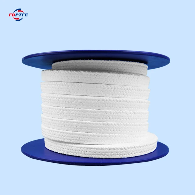 
pure ptfe braided gland packing with oil or without oil 