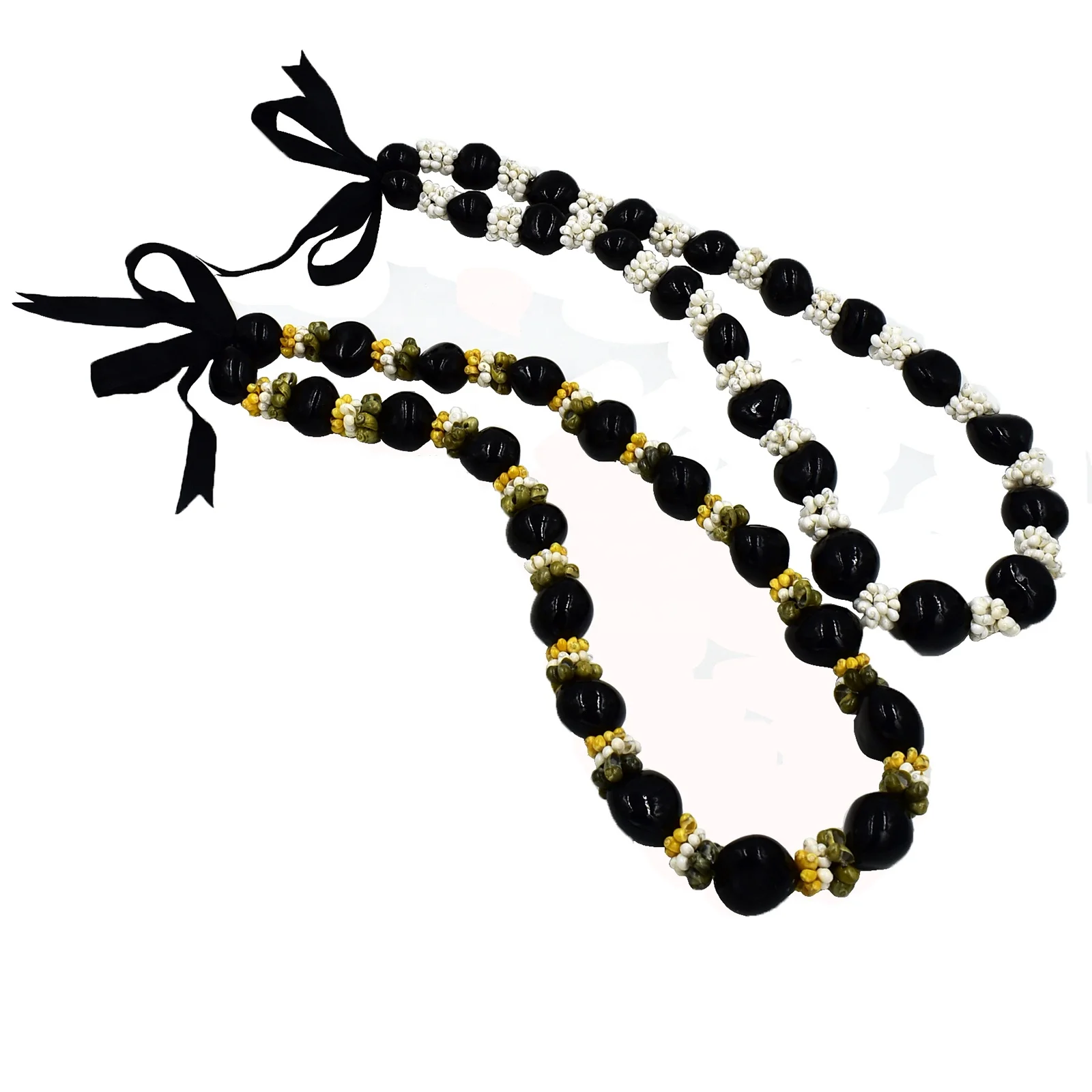 

Hawaiian Necklaces Made With Real Nut For Party Graduation And Wedding Beads Necklace For Men And Women