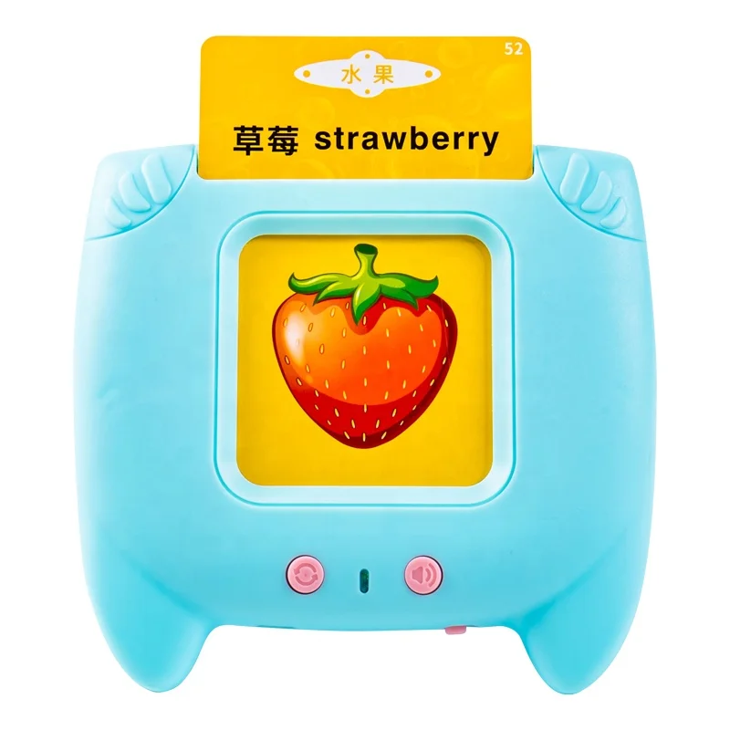 

High quality Talking Audible Flash Cards Learning Bilingual Starter Card Early Education Toy Machine