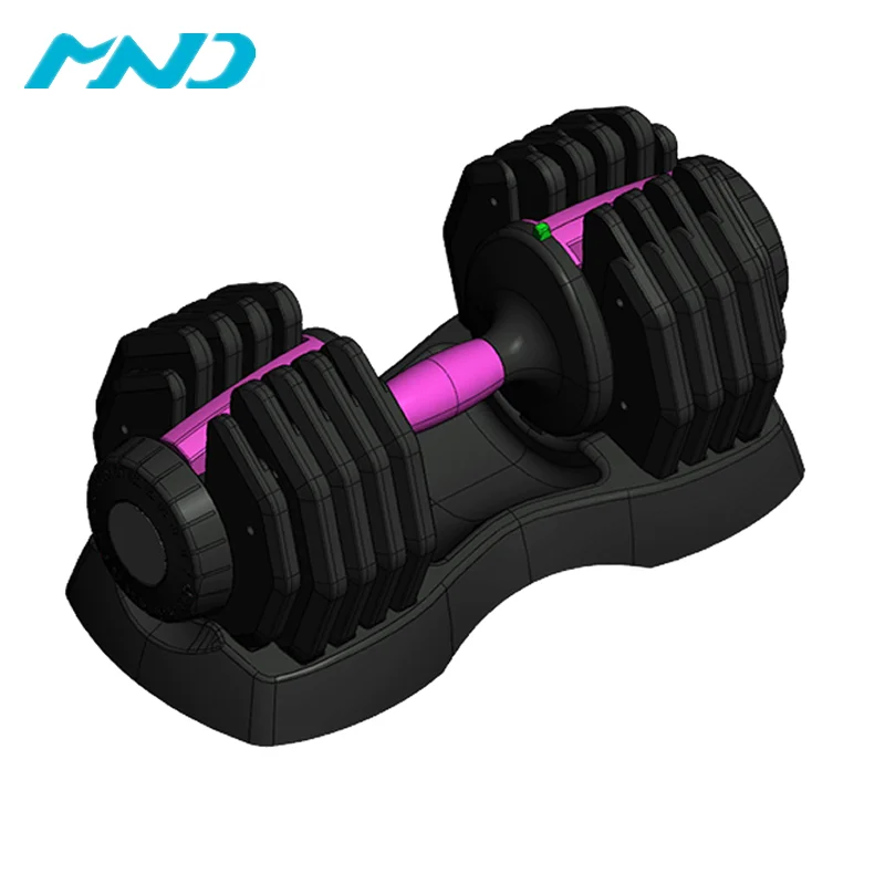 

Exercise Sport Adjustable Dumbbell For Body Building / Commercial Dumbbells Plates Ski Training Machine