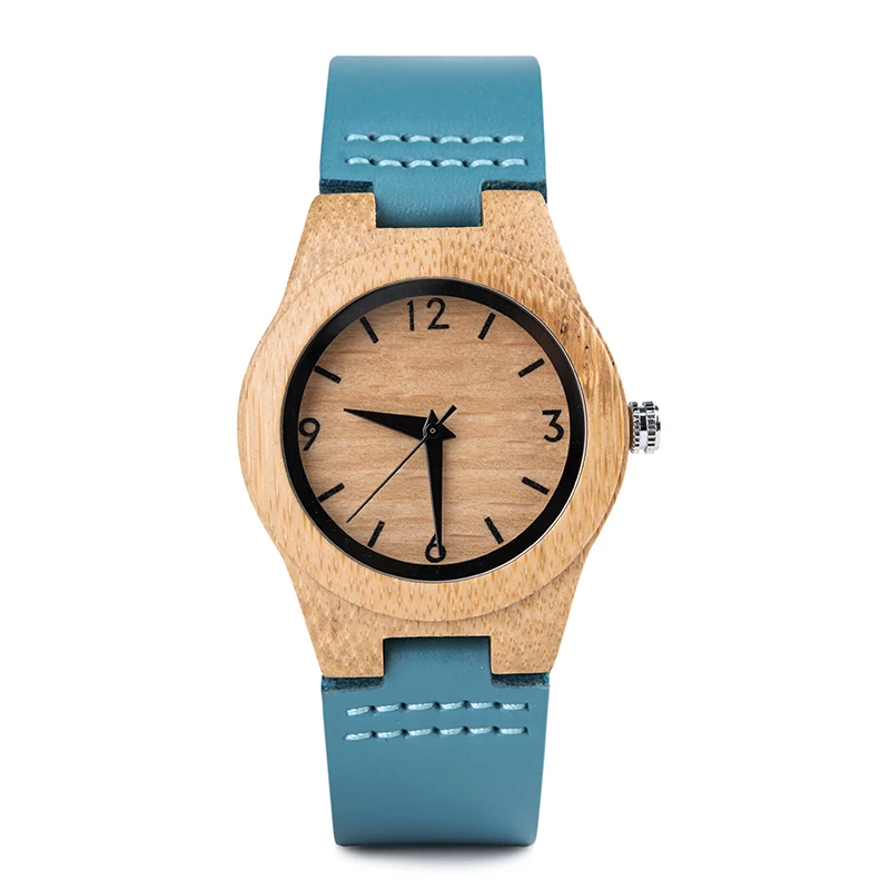 Fashion Antique Miyota Quartz Dropshipping Bamboo Wooden Ladies Watches Customized Logo Red Sandalwood Black Wood Women Surprise