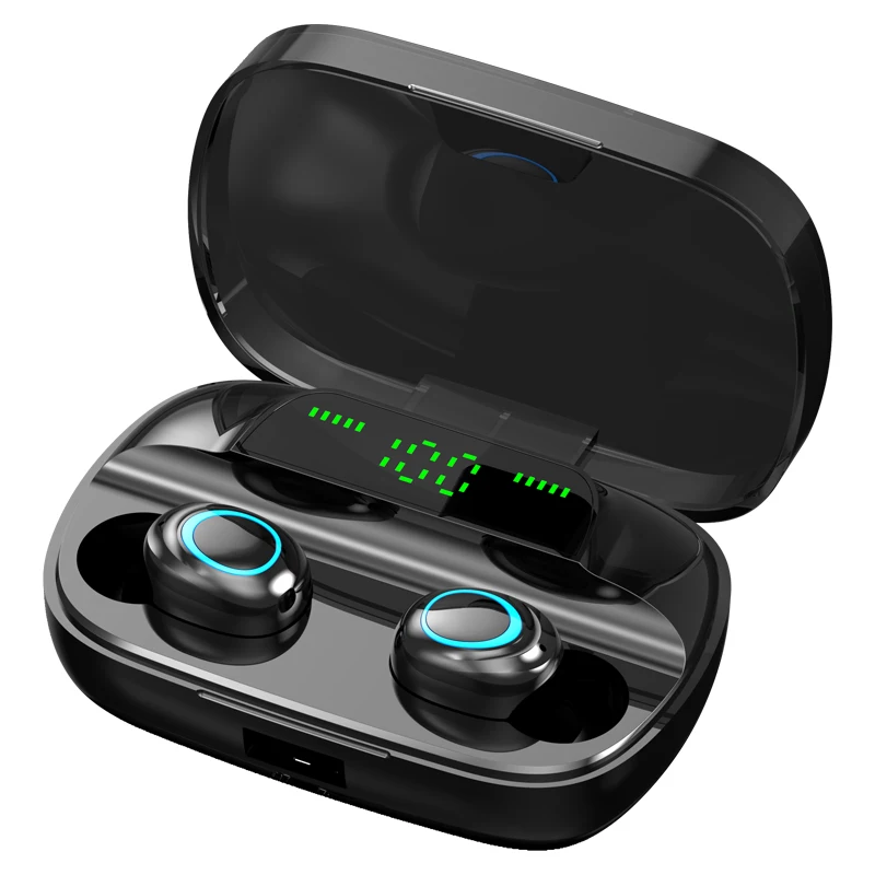 

Mini Ture Wireless TWS Mobile Phone Bluetooth 5.0 Earphone Support Wireless Charging Earbuds