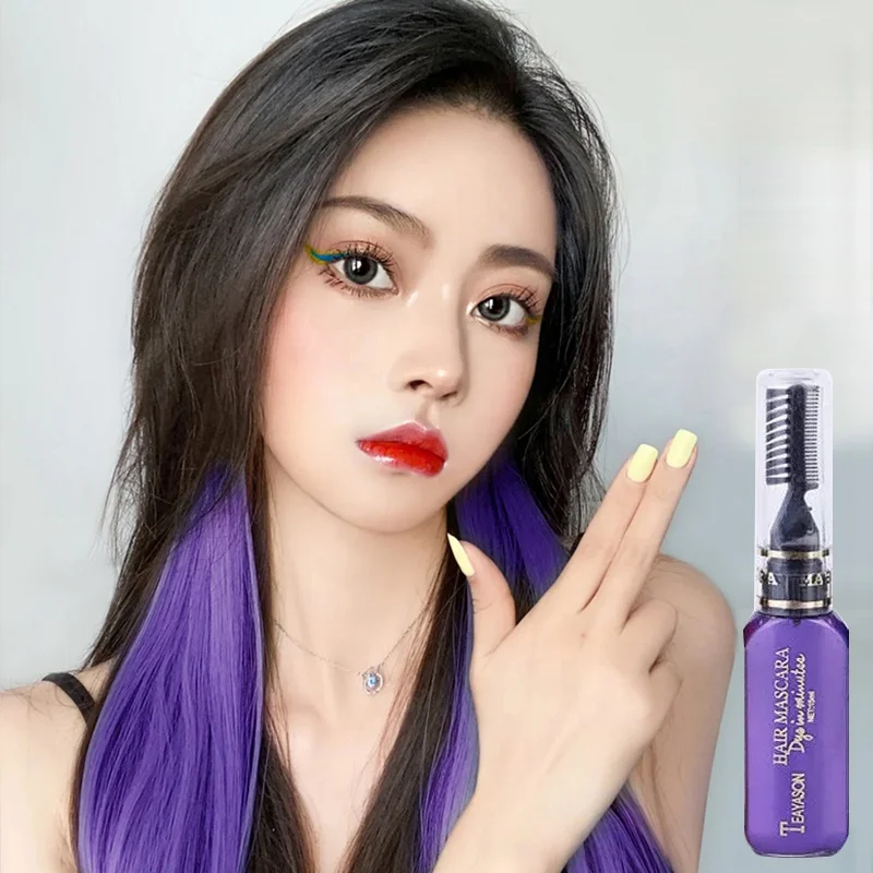

13 colors Fashion Hair Dye Vegan Cream Disposable Hair Cream Party Hair Color