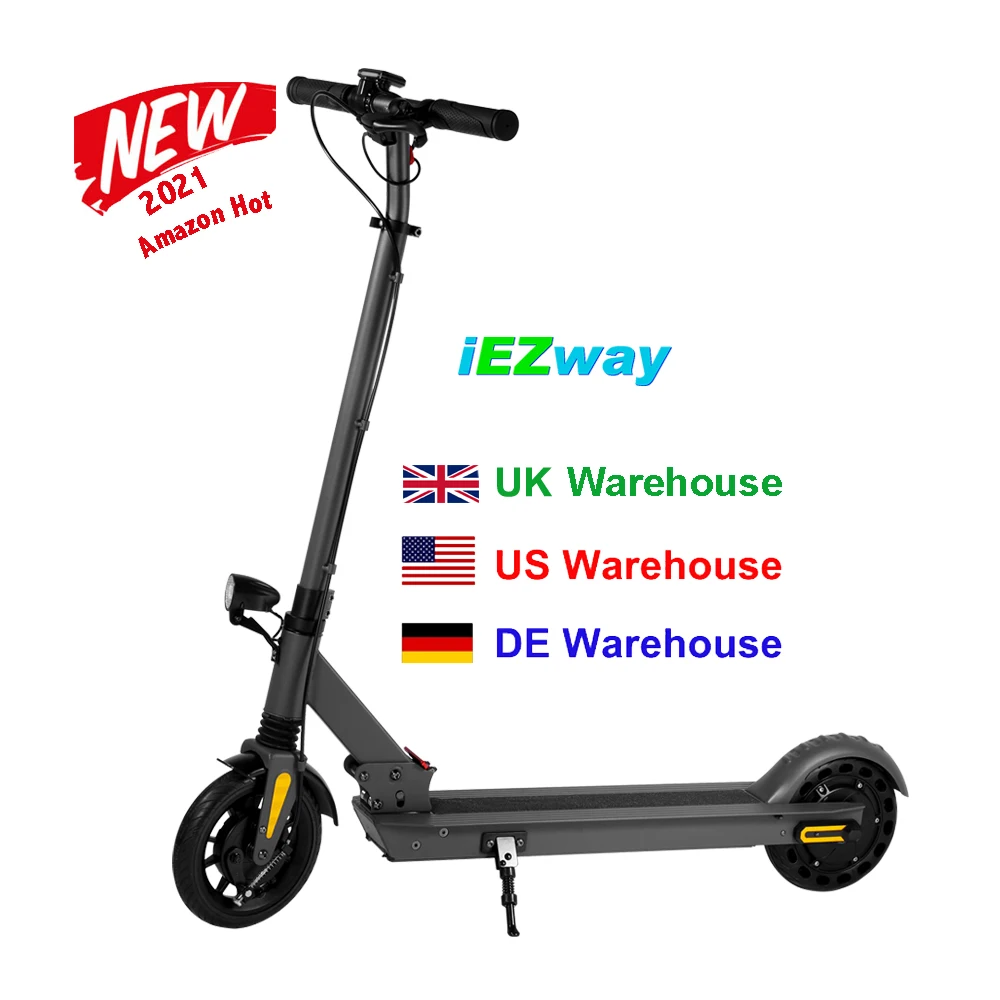 2021 iEZway China Factory New Product Smart Cheap 8inch Adult Two Wheel Folding E-Scooter E step Escooter
