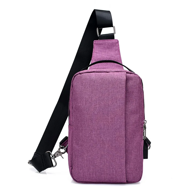 

New men's chest bag Oxford cloth shoulder messenger bag, 4 colors