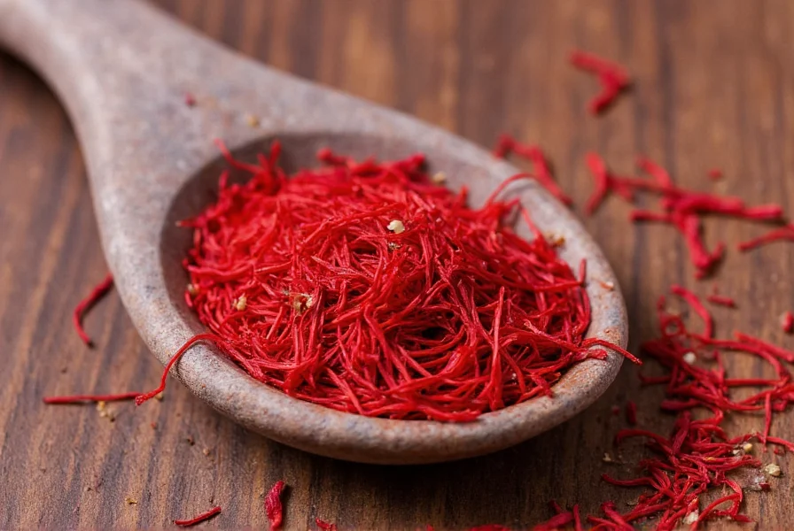 Milwaukee chef using saffron threads in a local restaurant kitchen