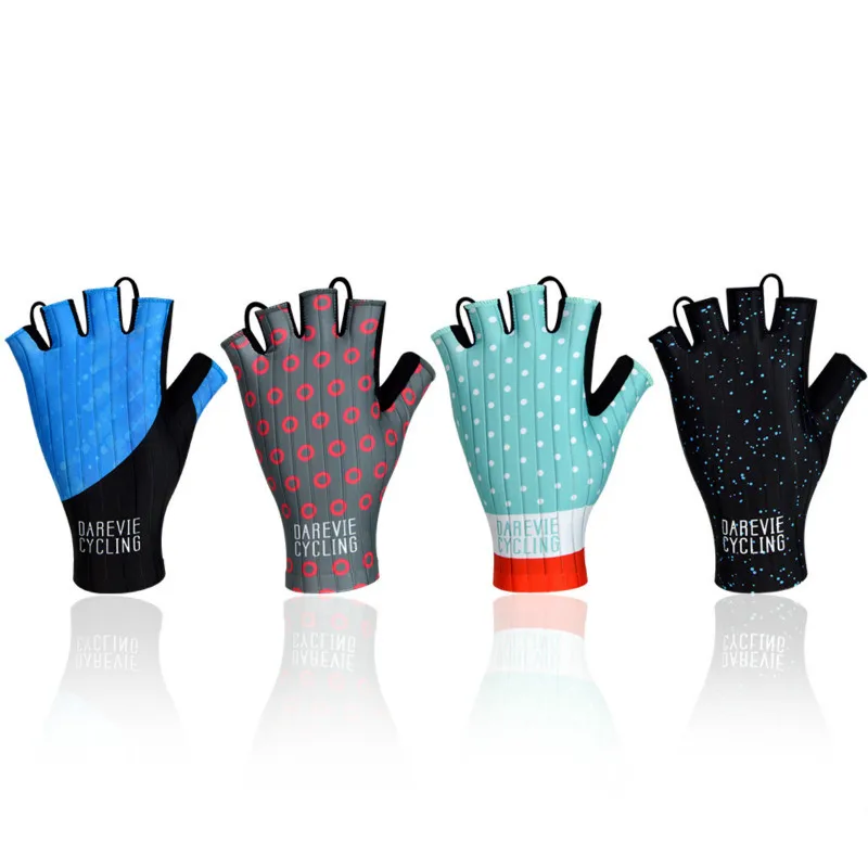 

Cycling Gloves Pro Light Soft Breathable Cool Dry Half Finger Cycling Glove Anti Slip Shockproof Bike Gloves Road, 4 color can be choose