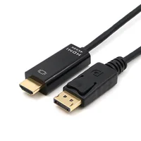 

CE Cetifcate OEM 1m 1.8m 2m 3m displayport to hdmi cable dp to hdmi cable support 1080P 3D 4K