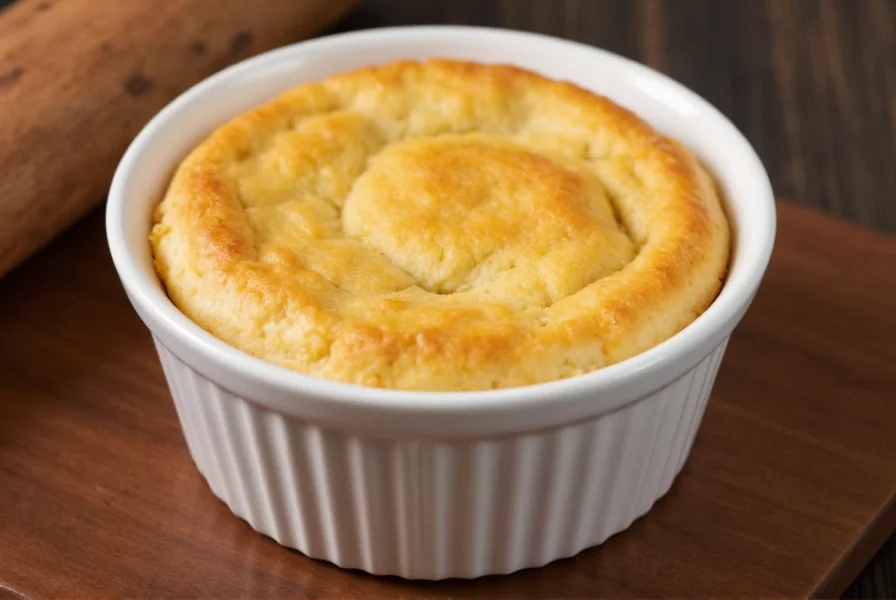 Vintage recipe book open to ginger soufflé page with handwritten notes and stained pages showing historical preparation method