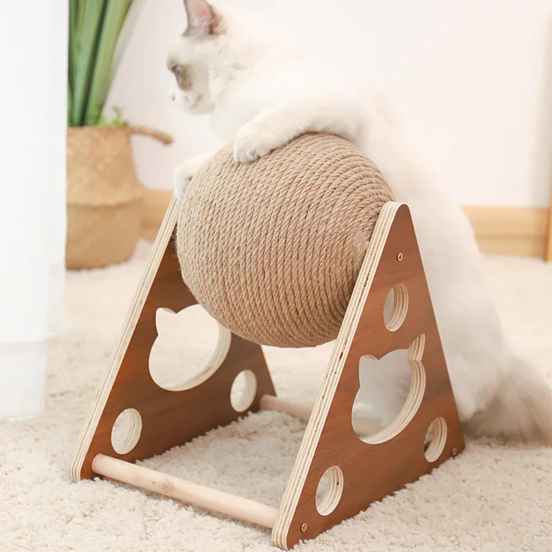 

Durable Indoor Cardboard Cactus Pet Cat Scratch Ball cat exercise waterwheel scratch board Cat Toy