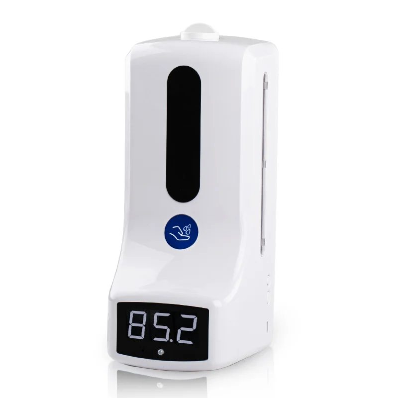 

Shenzhen original factory wholesale home touchless foam soap dispenser k9 thermometer with automatic hand sanitizer