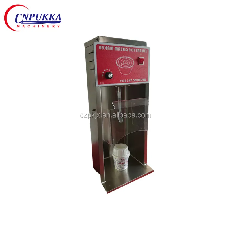 

fruit blizzard ice cream making blender mc flurry machine