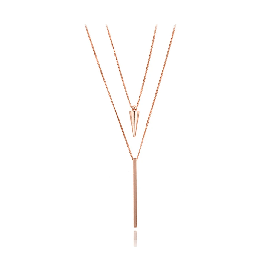 

necklace 01272 xuping Wholesale Pendant Multi Layer Necklace for sexy women