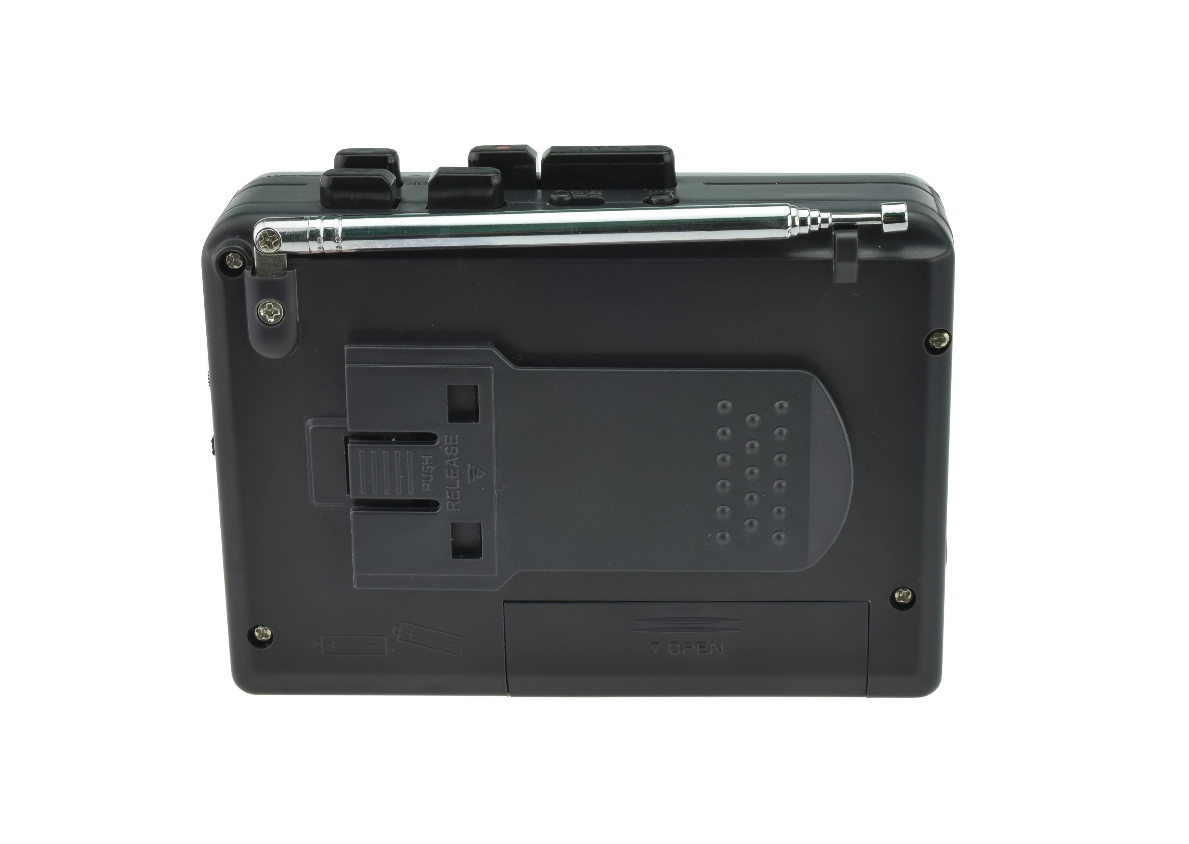 
USB WALKMAN tape player cassette converter audio recorder built speaker with 3.5mm earphone jack Long Antenna 