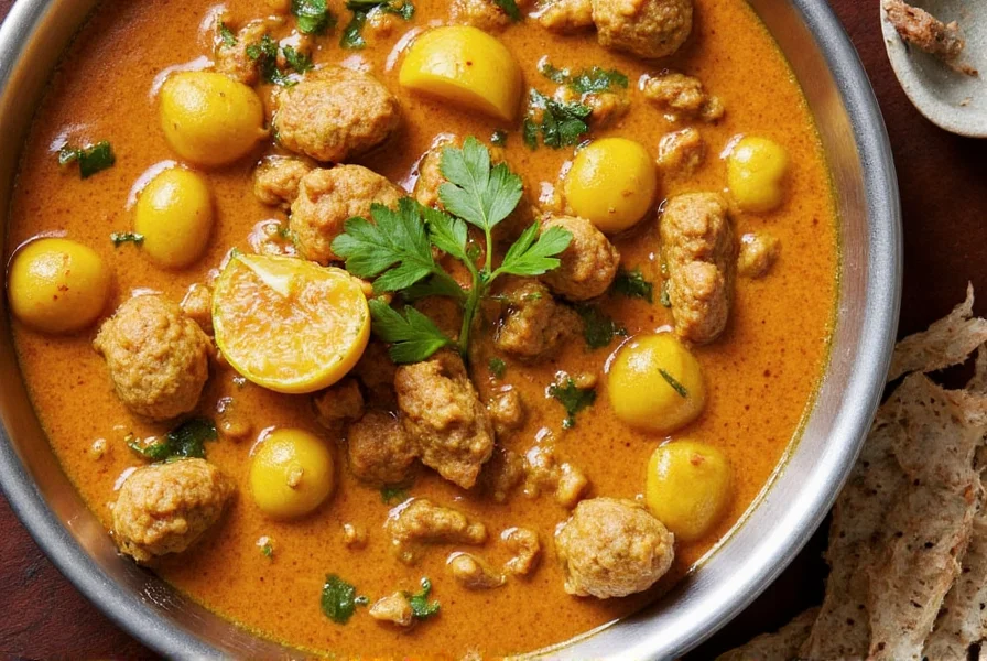 Spice bowl and curry dish