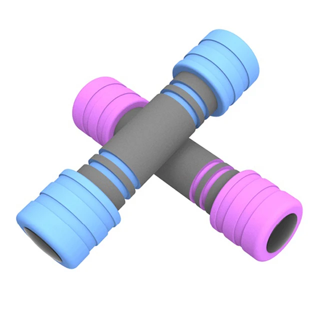 

Gym PVC Adjustable 6 lbs Exercise Fitness Dumbbells Set Heavy Weight Dumbbell 2kg, 2 colors