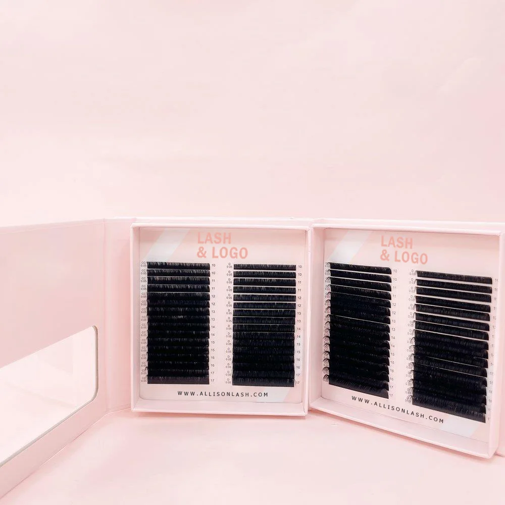 

cashmere lash 0.07 .05 0.03 eyelash extensions custom lash tray