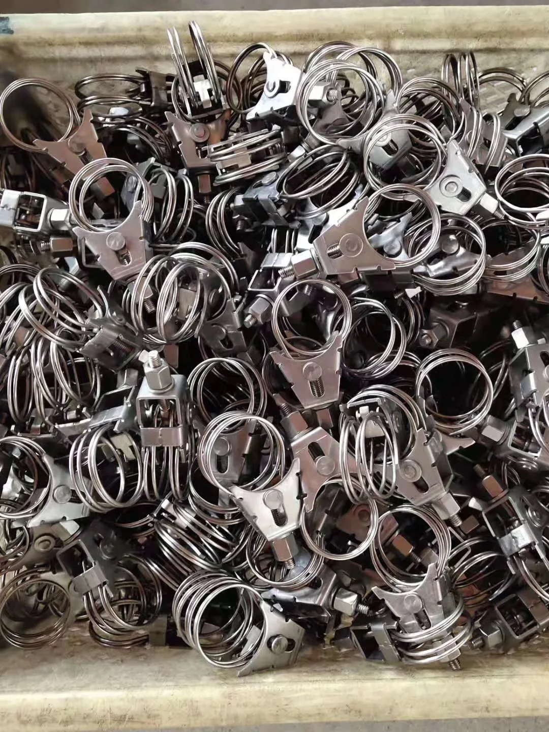 
stainless steel 304 316 American worm type Clamp 