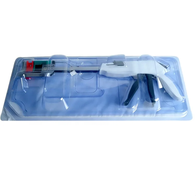 
High quality disposable curved cutter stapler 