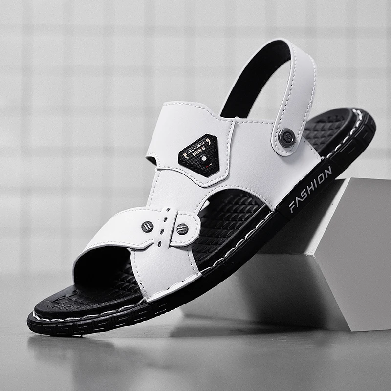

New design outdoor summer beach flat sandals for men shoes men's sandals, Optional