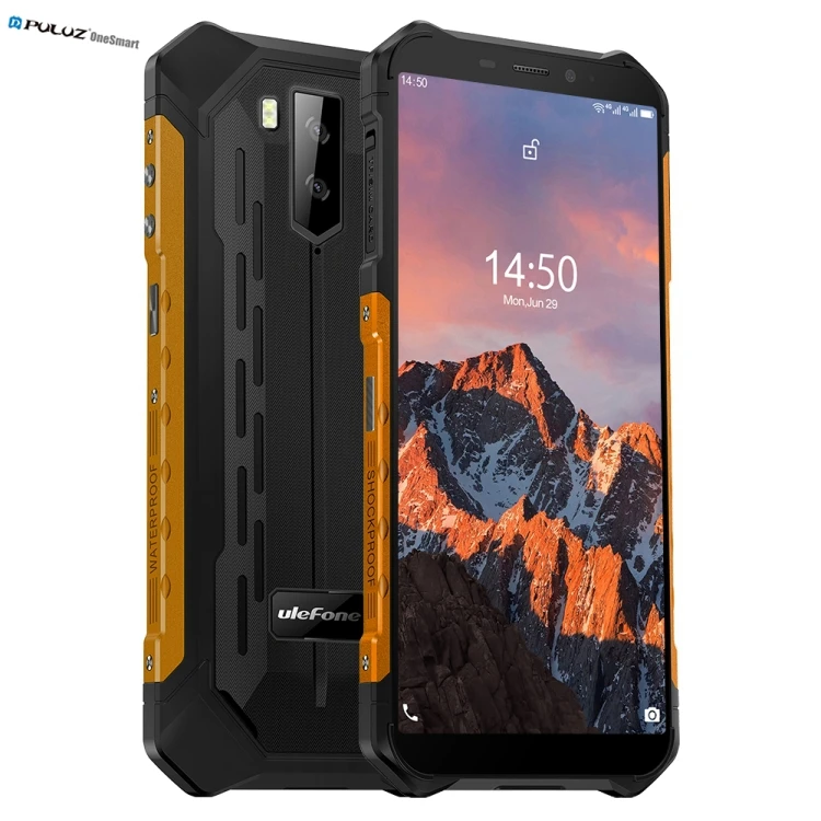 

Unlock 4gb 64gb Ulefone Armor X5 Pro Rugged Phone 5.5 inch Android 10.0 MTK6762V/WD Octa Core Cell Phone with CE certificate