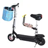Two wheel foldable electric scooter folding kick starter fashionable kick scooter for foot pedal
