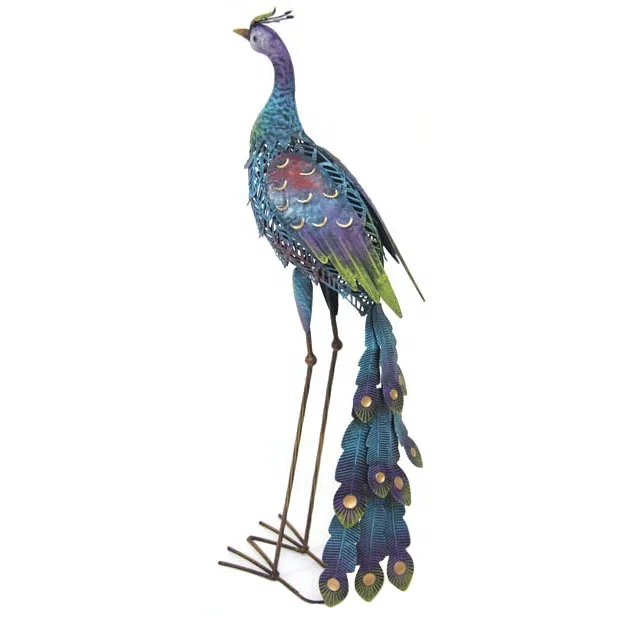 

Peacock garden sculpture metal peacock garden decoration peacock lawn ornament