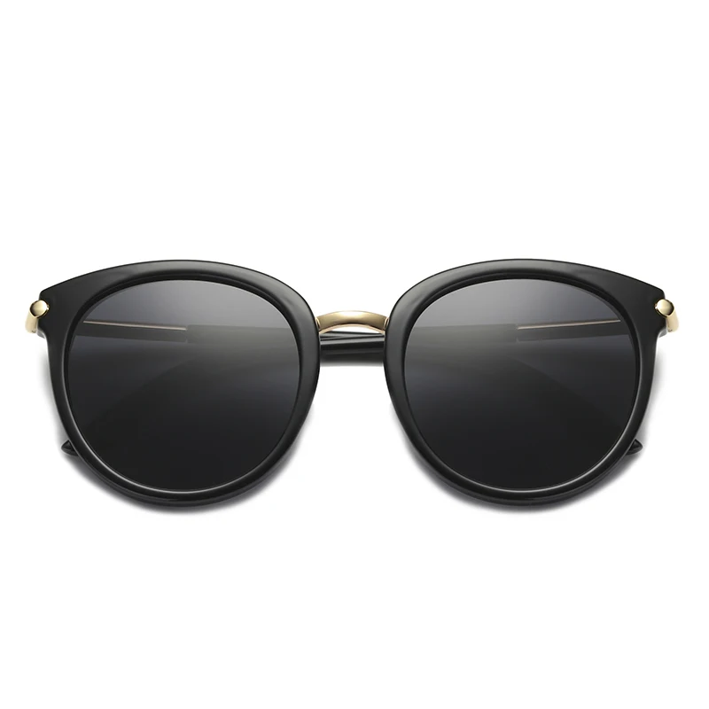 

New brand vintage retro trend round colorful uv400 polarized sunglasses for men and women