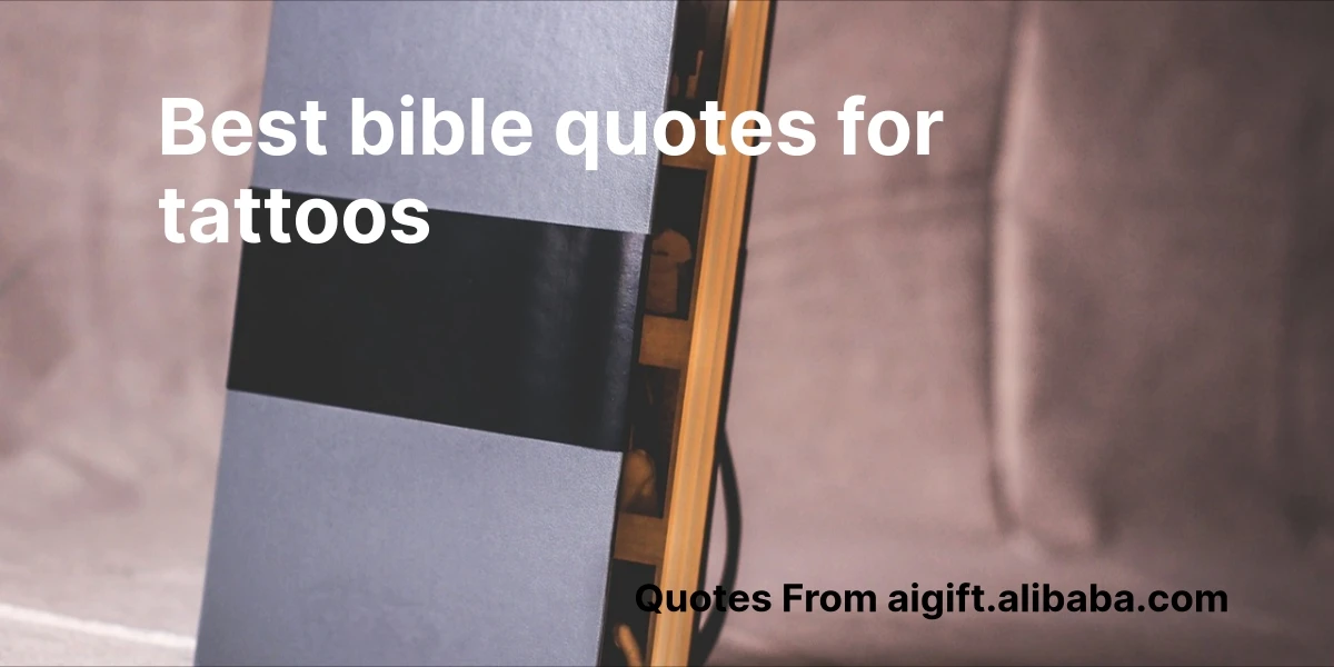 best bible quotes for tattoos