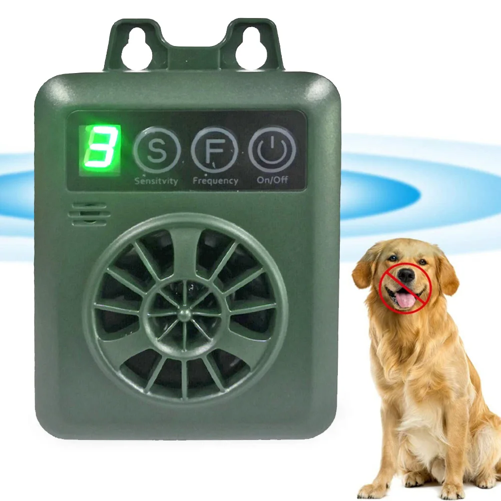 

Ultrasonic Bark Stopper Pet Dog Anti Noise Anti Barking Stop Barking Dog Repeller Puppy Control Trainer Safe Training Device