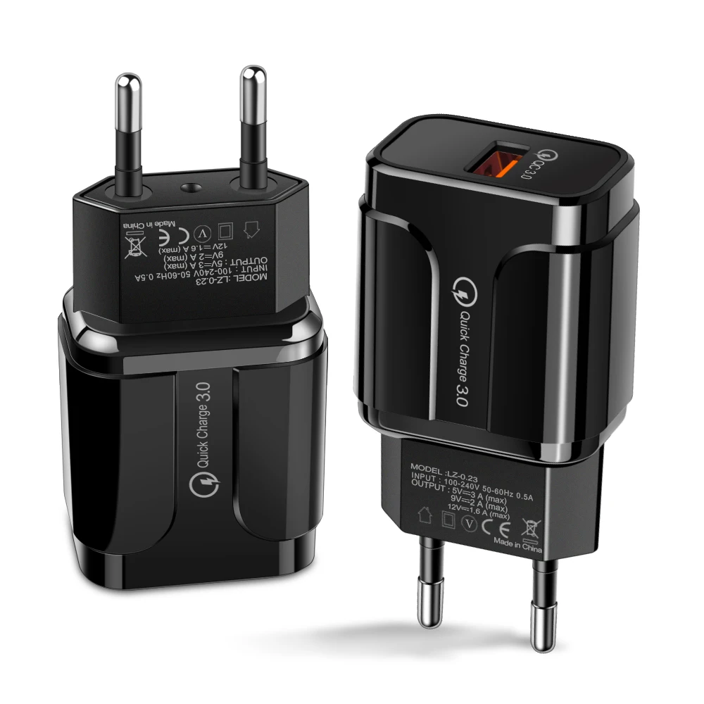 

High Quality Mobile Phone Charger, White/black