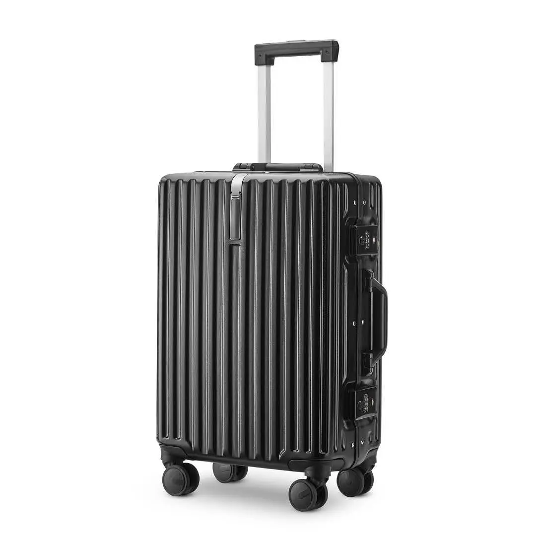 

Factory Ready Stock Aluminum frame luggage 20/22/24/26 inch for sale