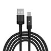 auto disconnect 8pin phone 2.4a charging cable line, nylon braided power off usb data cable for iphone