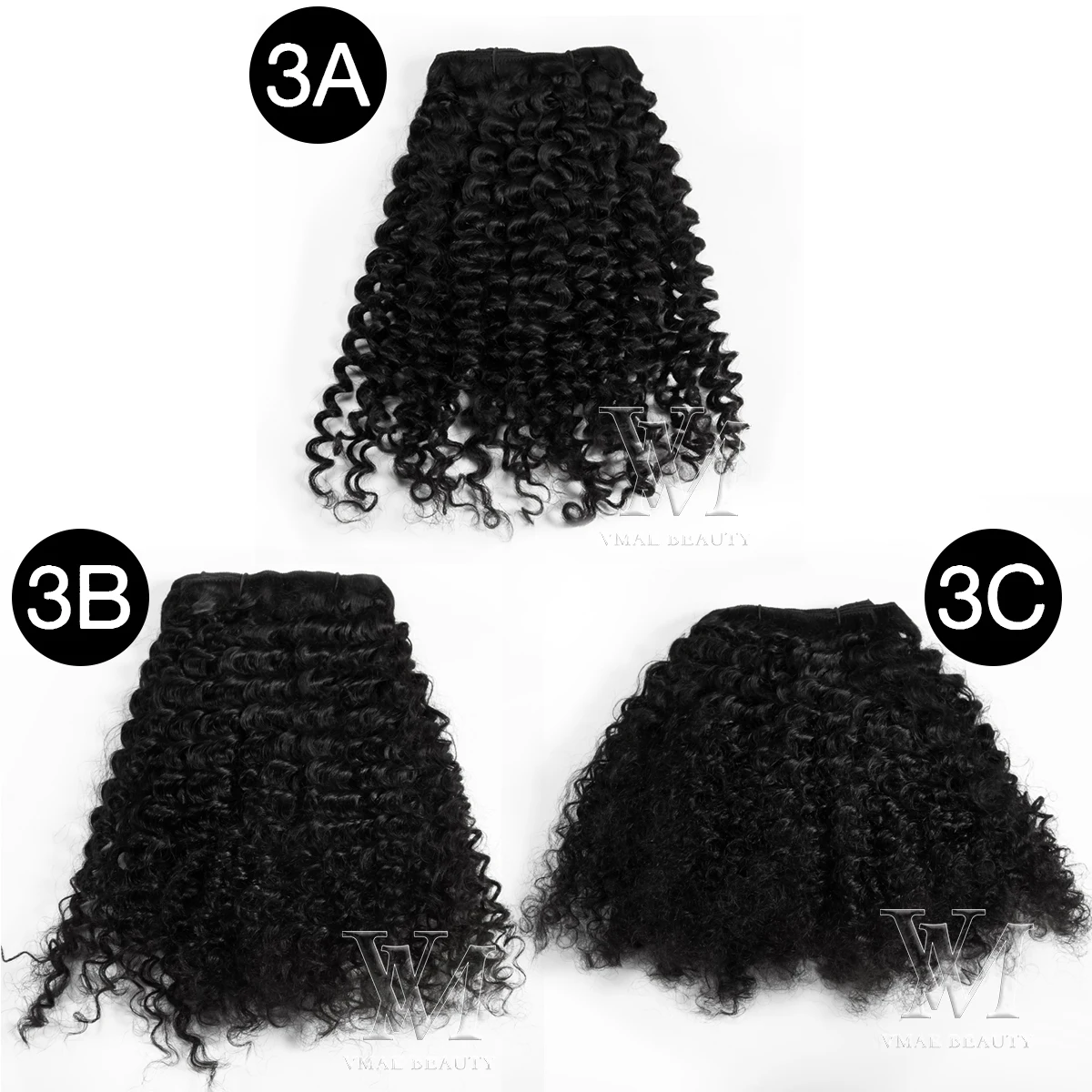 

VMAE 100g 120g Natural Black Afro Kinky Curly 3A 3B 3C 4A 4B 4C Clip Ins Virgin Human Hair Clip In Extensions for Black Women