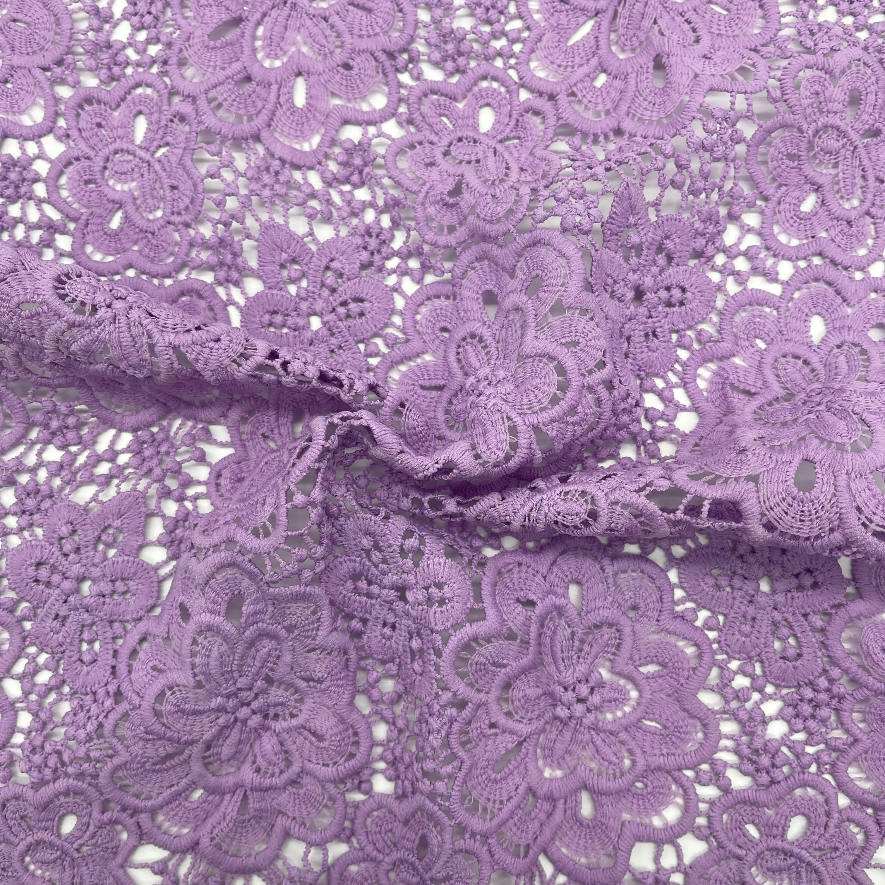 

Various Color 100%Polyester Embrodered Online Tulle Lace Fabric