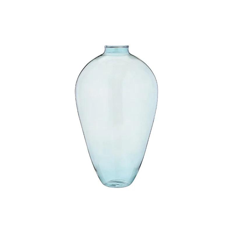 

Customized Large Colored Borosilicate Single Flower Murano Art Glass Bud Vase, Customized color