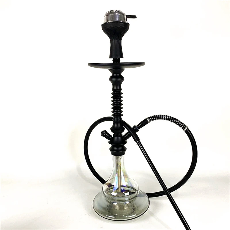 

Factory supplier fibre package hukkah shisha glass chicha shisha, Change 16 colors by remote control