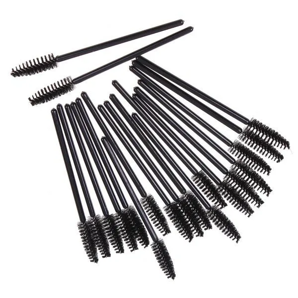 

High Quality Plastic Fiber Mascara Eyelash Brush For Eyelash Extension Grafting And Lash Perm Lifting Makeup Tools, Black