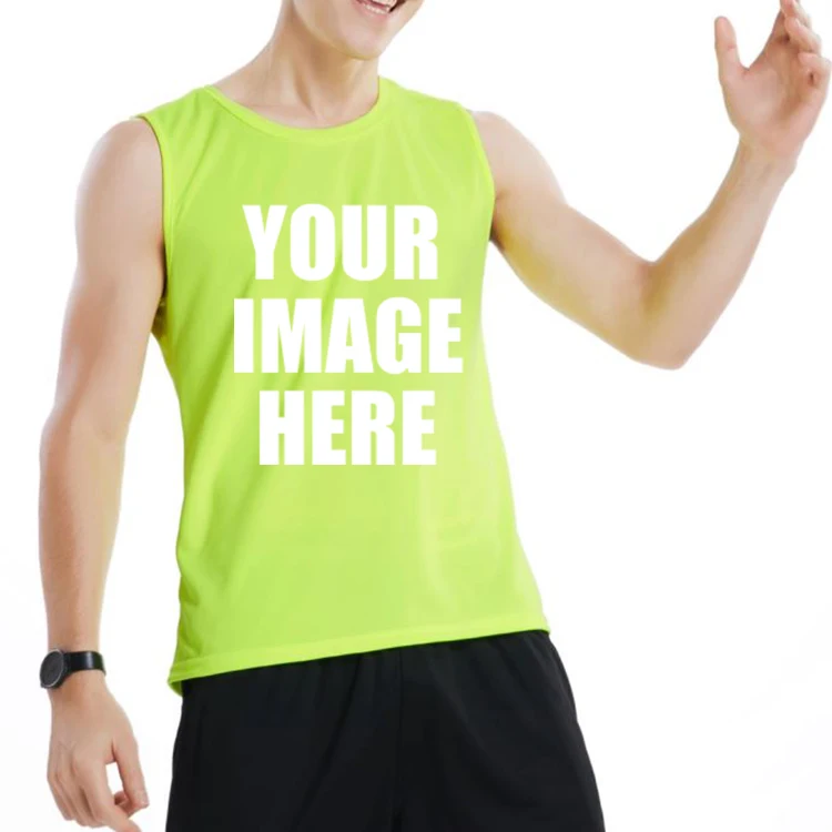 

custom wholesale mens gym sleeveless tank tops customised logo vest