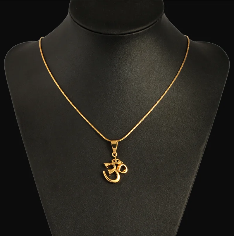 

2021 Sailing Jewelry Simple CZ Muslim Necklace Allah Copper Pendant Necklace 18K Plating Gold Muslim Necklace