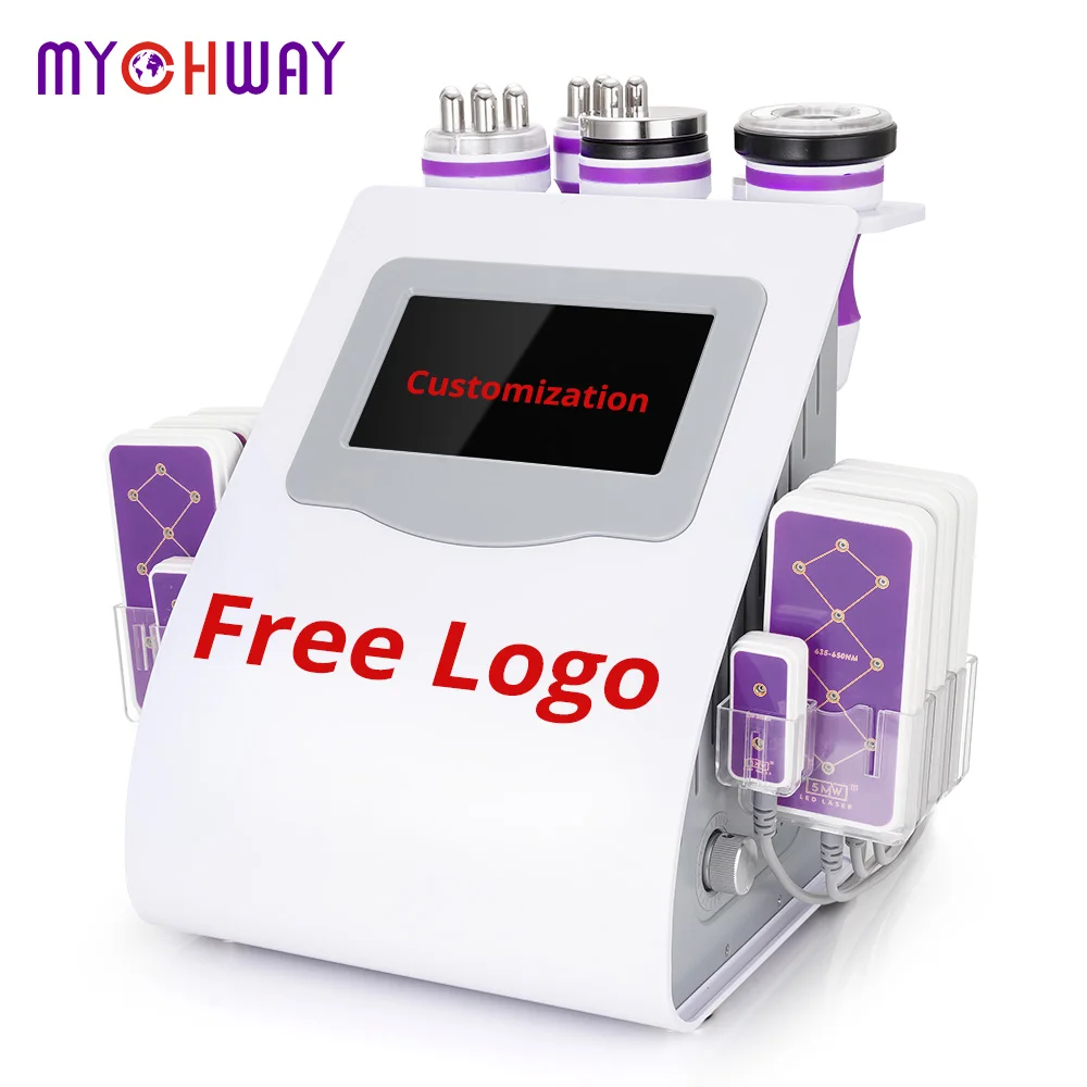 

Mychway Ms-54D1S 40k cavitation vacuum rf weight loss face lift radio frequency cavitation machine 6 in 1