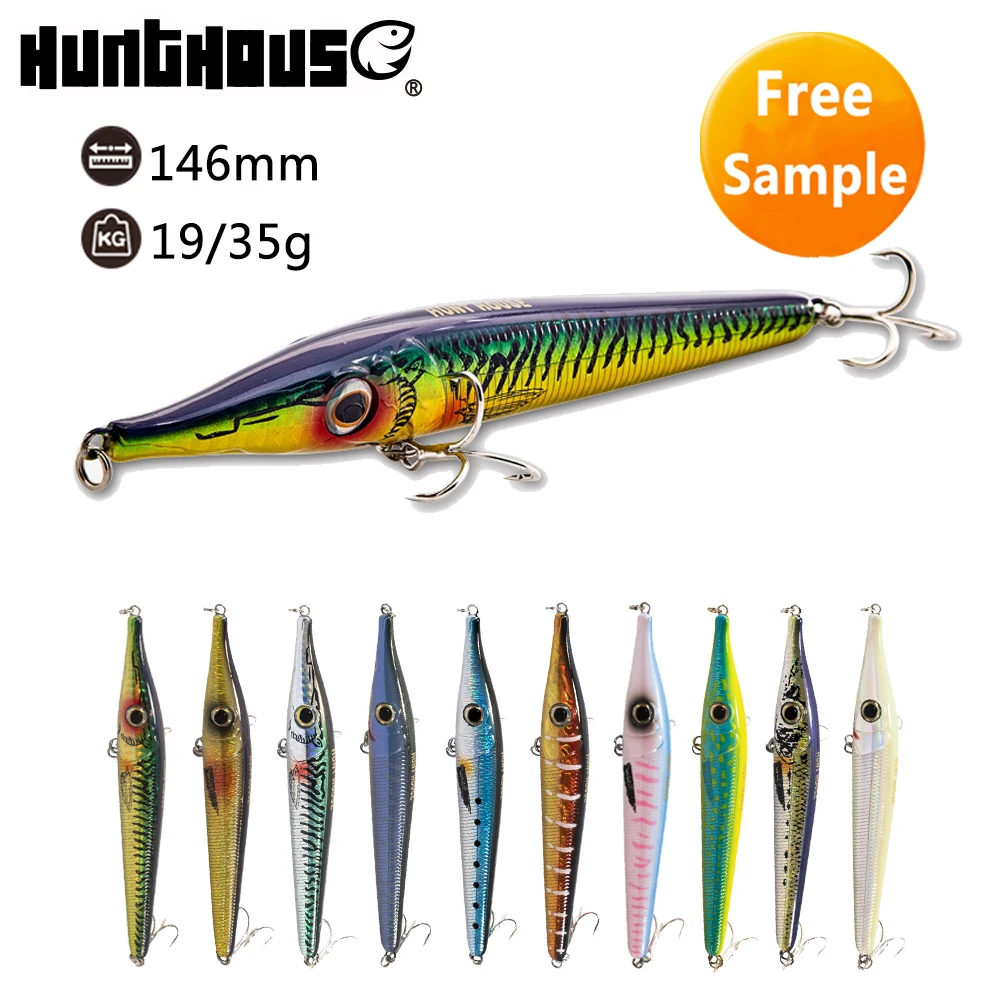 

hard plastic artificial 146mm fishing pencil lure, 10 colors