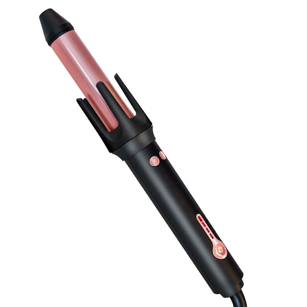 

Factory Direct Wholesale Hair Curling Iron Adjustable Temperature Small Curling wand Iron Auto Shut Off Ceramic Hair curler, Black+gold,pink+white