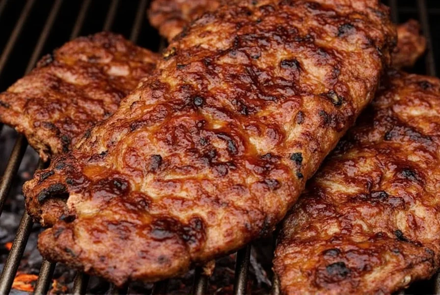 Map showing different barbecue styles around the world