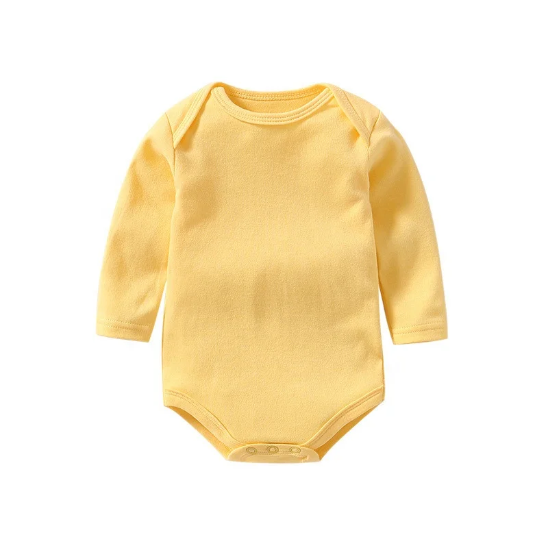 
High quality long sleeve newborn baby clothes girl boy romper baby romper 